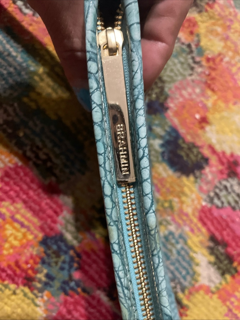 Brahmin Kayla Wristlet Clutch in Astral Melbourne - Picture 4 of 16